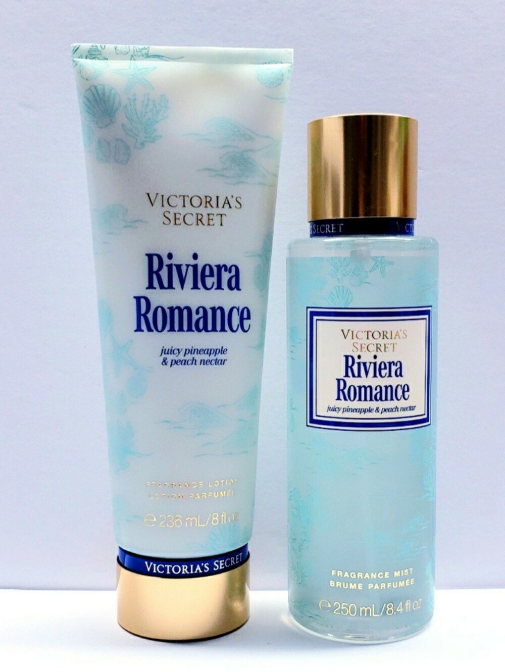 Victoria's Secret RIVIERA ROMANCE Fragrance Lotion and Fragrance Mist - 2 pcs